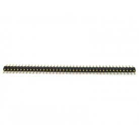 Barra de Pinos Torneados Dourada 1x40x11,96mm 180º - BSPI40