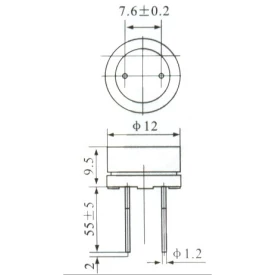 Buzzer Contínuo 12V 12mm