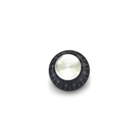 Knob Estriado Numerado (0-10) Preto - C-2009
