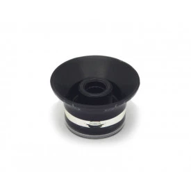 Knob Estriado Numerado (0-10) Marcação "Volume" Preto - C-2009-V