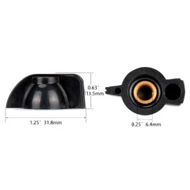 Knob Cabeça de Galinha K7-1-18T com Parafuso - Diversas Cores - Cód KNCHSS