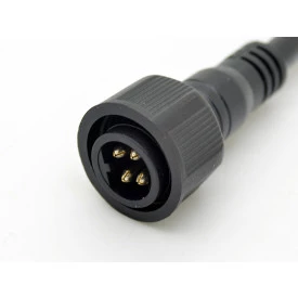 Conector Circular à Prova D'Água Macho 4 Vias - AH-M19-0504MMP
