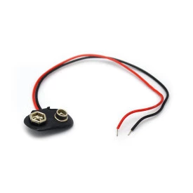 Clip para Bateria em Formato T 9V Preto - JD15-6042