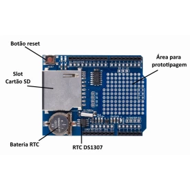 Módulo Data Logging Shield para Arduino - GC-144