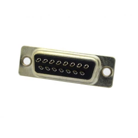 Conector DB15 Fêmea Solda Fio DS1033-15FBNISS