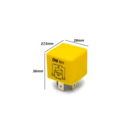 Relé Auxiliar Universal DNI8217 6A 48V - DNI