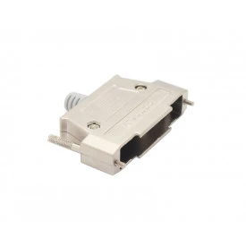 Capa Metálica Kit Longo para DB37 180º - DS1047-37M2L-N - Connfly