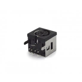 Conector Mini Din Fêmea PCI DS1093-03BN7-0 - 7 Pinos - Jiali