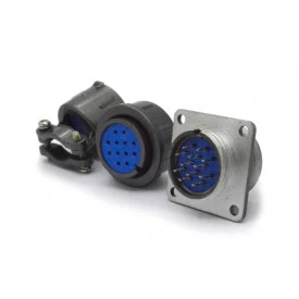 Conector Circular Macho e Fêmea DS1110-07-12 - 12 Vias - Connfly