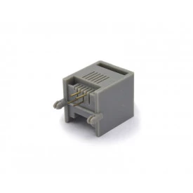 Conector Jack RJ11 DS1133-S6P4C 90º com 04 Vias - Connfly