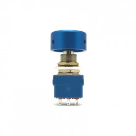 Tampa em alumínio para FootSwitch Alloy Candy Topper Cor Azul