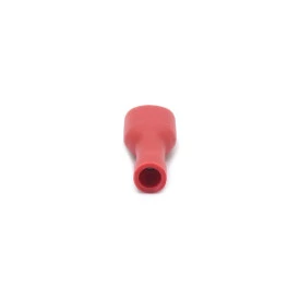 Terminal Faston Fêmea Totalmente Isolado em PVC 22-16 AWG 0.25 a 1mm² Vermelho - FE2216-1TI - Eletro Service