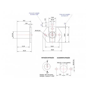 Fechadura de Embutir Pacri - FL-130/31
