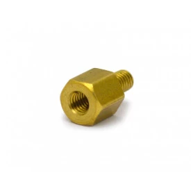 Espaçador para placa em latão de 5,5mm de Comprimento - FR-1058 - Franab