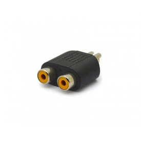 Adaptador Plug RCA para Jack RCA Duplo - JD-W8019 - Jinda