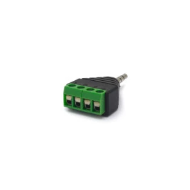 Adaptador Plug P3 3,5mm para Borne de 4 vias Fone e Microfone - JD15-1014
