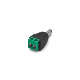 Plug P4 2,1mm Para Borne de 2 Vias - JL-52A - Jiali