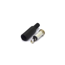 Jack J2 3,5mm Mono com Rabicho - JL11104A - Jiali