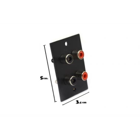 Jack RCA para Painel 4 Vias - JL15006