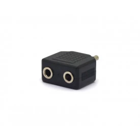 Adaptador Plug P2 3,5mm Estéreo para Jack J2 3,5mm Estéreo Duplo - JL16030A - Jiali