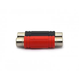 Adaptador Jack RCA para Jack RCA - Cores Preto e Vermelho - JL16070 - Jiali