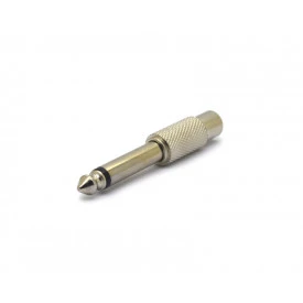 Plug Mono 6,35mm para Jack RCA - JL16104 - Jiali