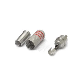 Plug RCA com Mola ( Preto ou Vermelho ) HGD-283 - JL17014A