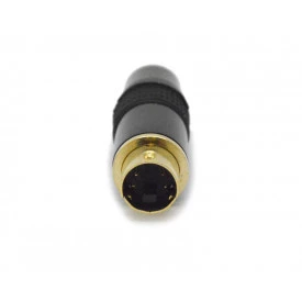 Conector Mini Din Macho Gold JL21301 4 Pinos Com Rabicho  - Jiali