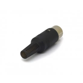 Conector Din JL21320/5P 5 Pinos X 90º Com Rabicho - Jiali