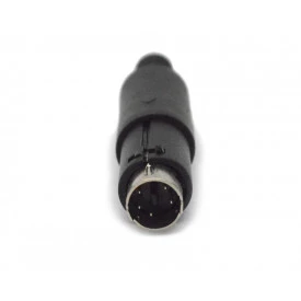 Conector Mini Din Macho JL21323/5P 5 Pinos Com Rabicho  - Jiali