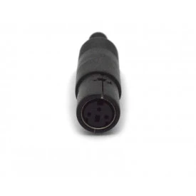 Conector Mini Din Fêmea JL21324/3P Com Rabicho  - Jiali