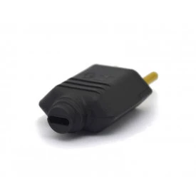 Plug Tomada 2P+T 10A/250V Preto - PLD1-3 - Margirus 