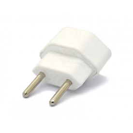 Adaptador 2P 10A/250V Branco - ADP2-22 - Margirius 