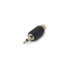 Plug Adaptador RCA Fêmea Niquelado para P2 Mono Macho - JL26047