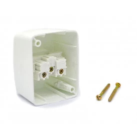 Tomada Branca Sobrepor 2P+T 20A/250V - 053EB - Enerbras