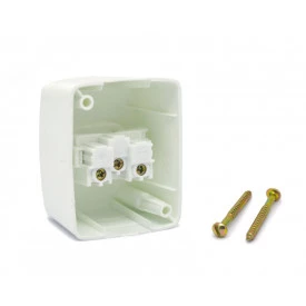 Tomada Branca Sobrepor 2P+T 10A/250V - 050EB - Enerbras