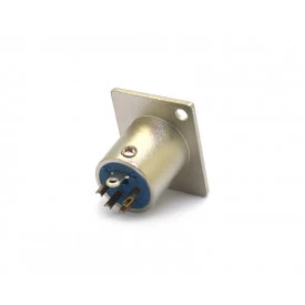 Conector Canon Macho 4 Pinos - JL33040B - Jiali