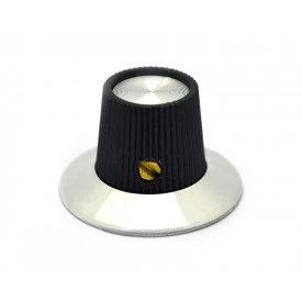 Knob Seta Preto - KN-135B