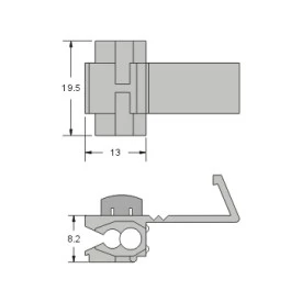 Conector de Derivação (18AWG-14AWG) - KW-4N