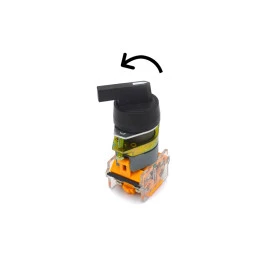 Botão Controlador 3 Posições Fixas com Knob Longo - LA39-11XB/3 - JNG
