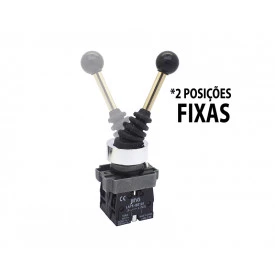 Chave Manipuladora 10(6)A 400V - 2 Posições Fixas - LAY5-PA12 - JNG