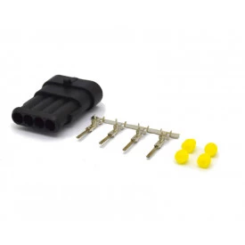 Conector Selado Automotivo 4 Vias Macho - LW-66501S0431