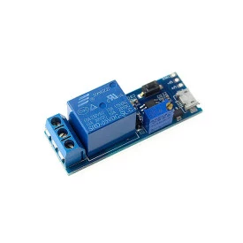 Relé Temporizador Trigger Micro USB 5V