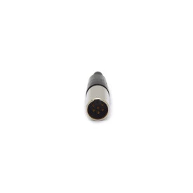 Conector Mini XLR Macho Solda Fio Para Cabo 6 Vias - WTN-11-1328/6P