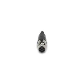 Conector Mini XLR Fêmea Solda Fio Para Cabo 6 Vias - WTN-11-1327/6P