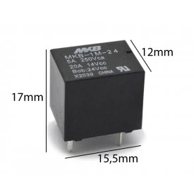 Relé 24VCC MKB 1M