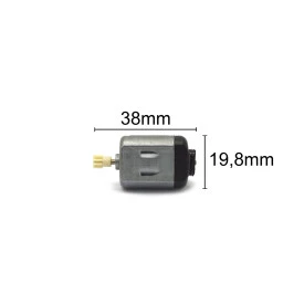 Mini Motor DC 3 a 6V 140RPM com Engrenagem