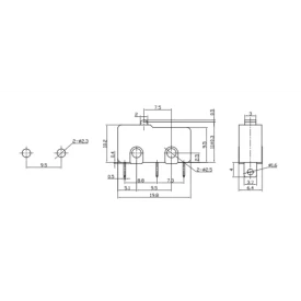 Chave SPDT 5A/250Vac Liga-(Liga) - MSW-11