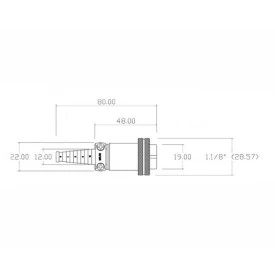 Conector Fêmea para Cabo 20 Vias - PA/PM20P - Melro