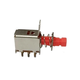 Chave Push Button Com 6 Terminais e Com Trava - PS-22F05